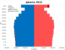 ꯐꯥꯏꯜ:Jakarta population pyramid.svg