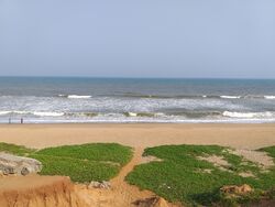 A beach in Gopalpur, on the coast of Ganjam district