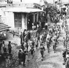 Indian troops march through Zgharta